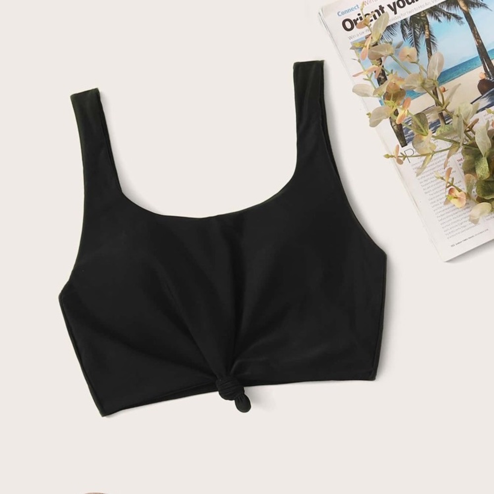 Shein Knot front bikini top